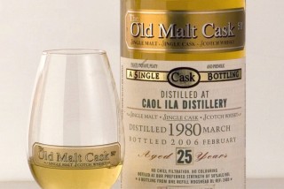 A bottle of the Old Malt Cask, distilled in 1980